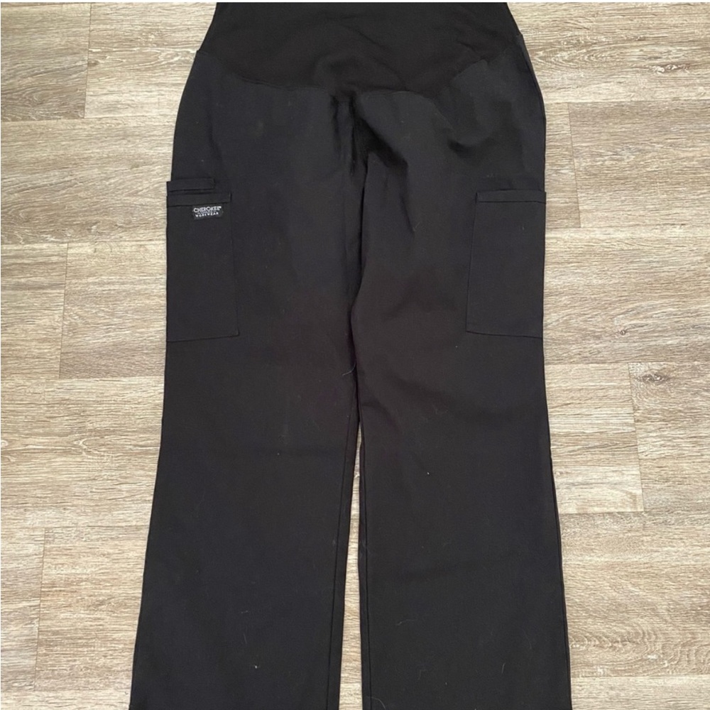 Cherokee black maternity pants-  size medium